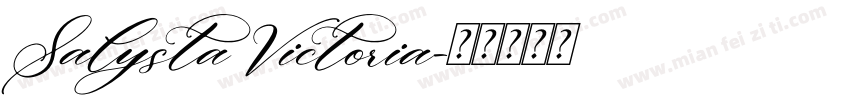 Salysta Victoria字体转换